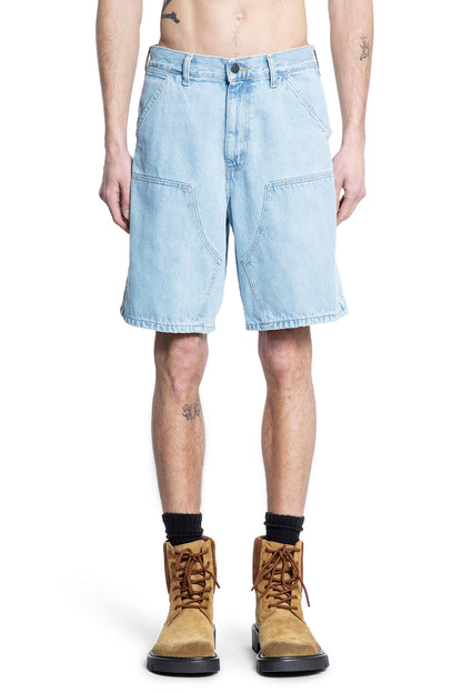 CARHARTT WIP MAN BLUE SHORTS & SKIRTS