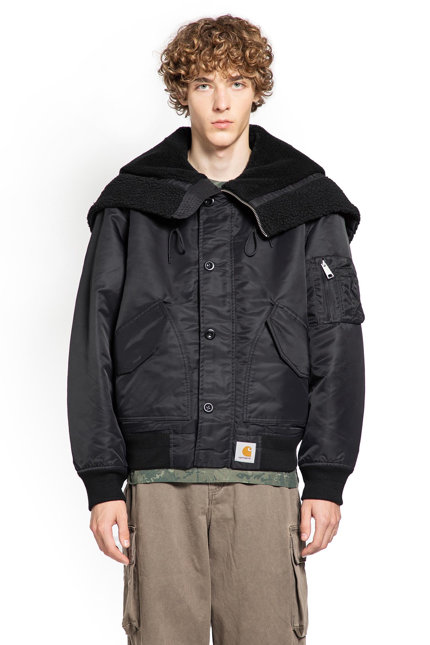 CARHARTT WIP MAN BLACK JACKETS