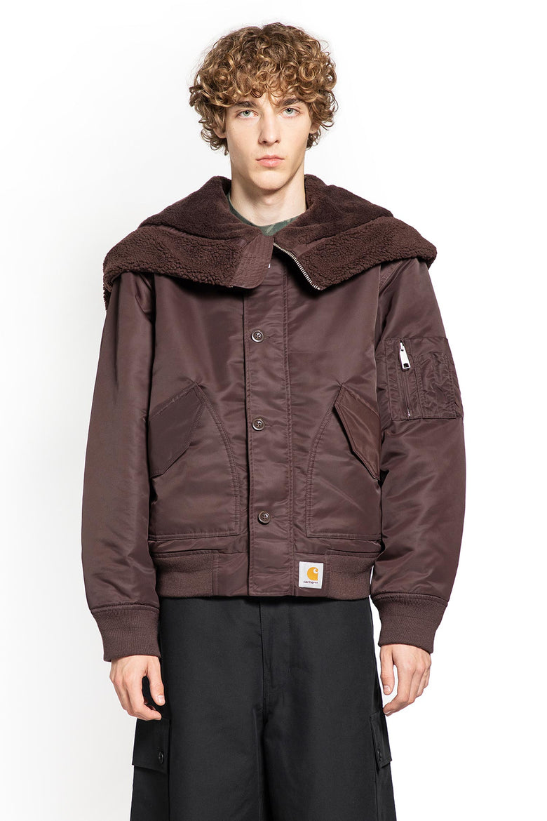 CARHARTT WIP MAN BROWN JACKETS