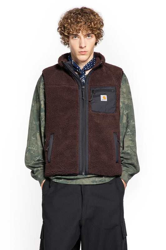 Fleece Padded Vest Zip Pockets