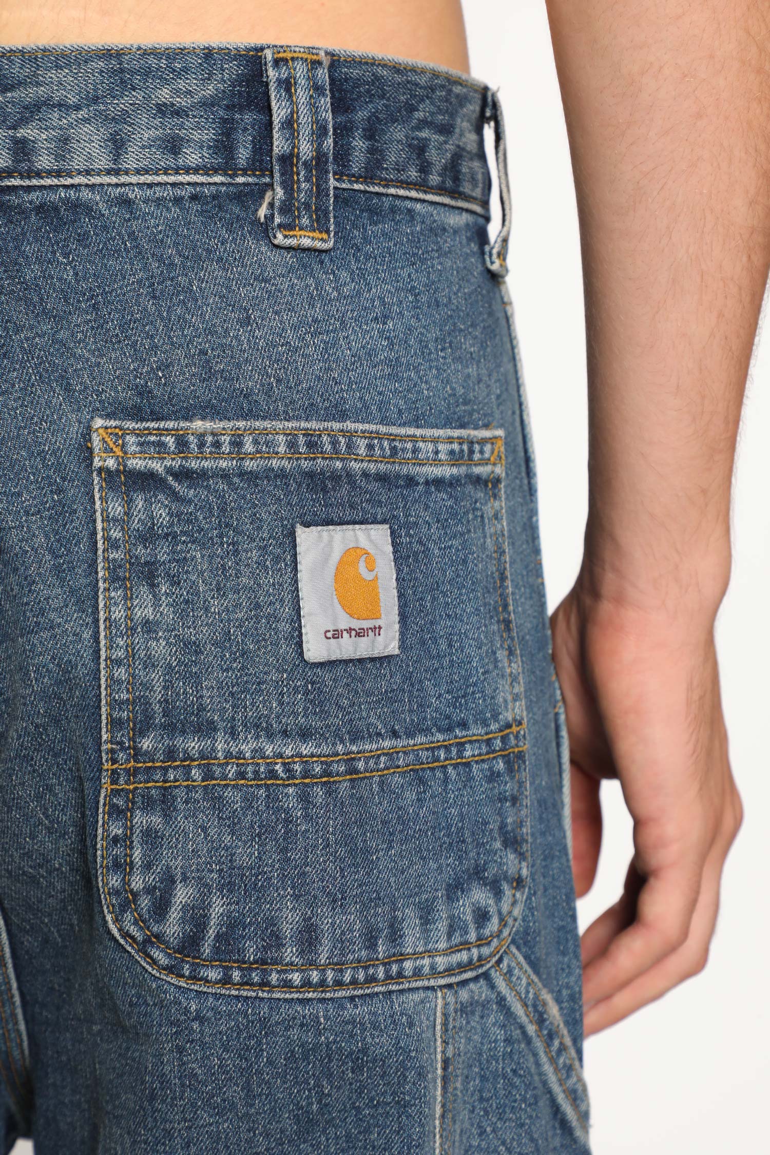 CARHARTT WIP MAN BLUE JEANS