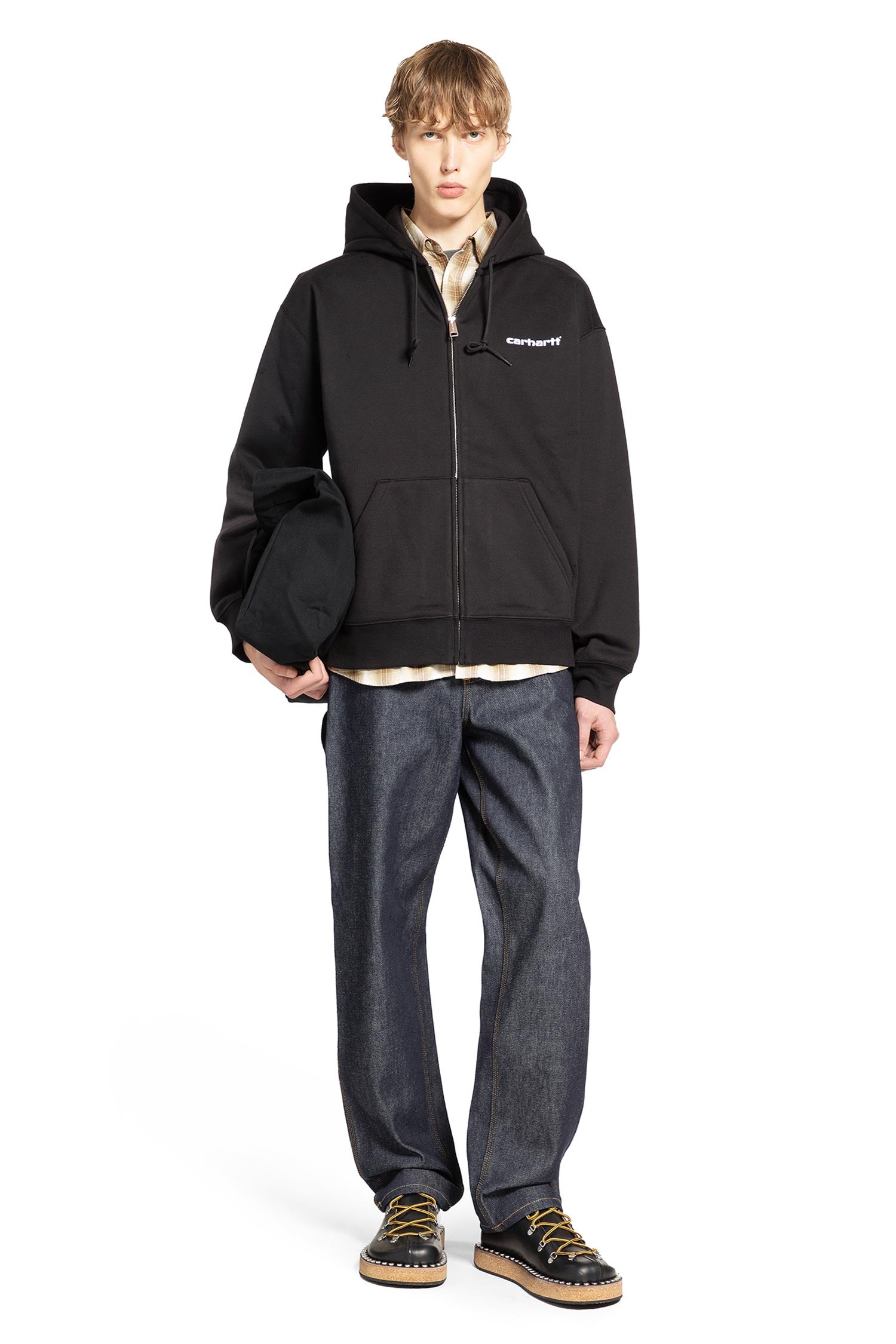 Hooded Archive Zip-Up Hoodie