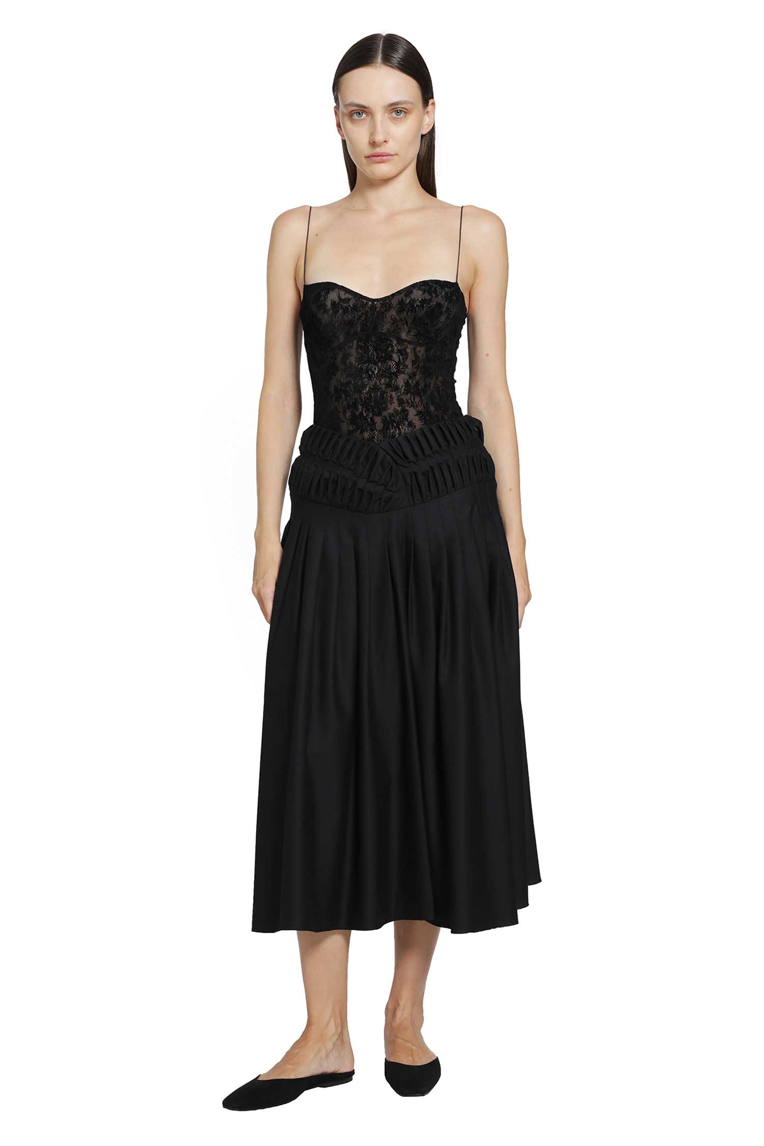 PAULINE DUJANCOURT Liqaa Lace Bodysuit woman