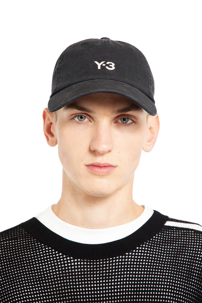 Y-3 UNISEX BLACK HATS