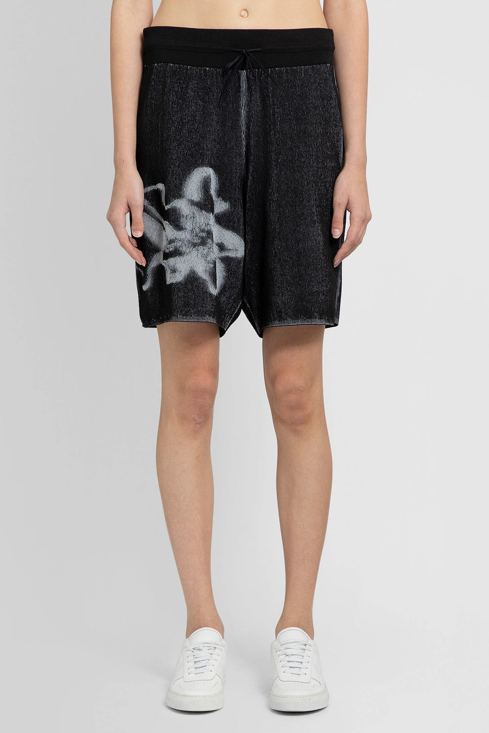 Y-3 WOMAN BLACK&WHITE SHORTS