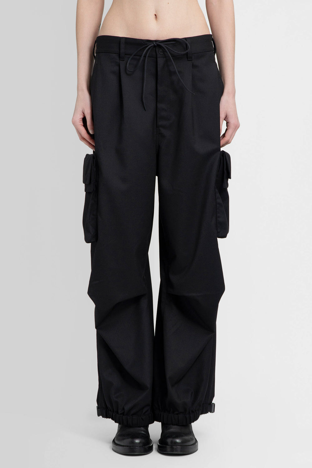 Y-3 WOMAN BLACK TROUSERS