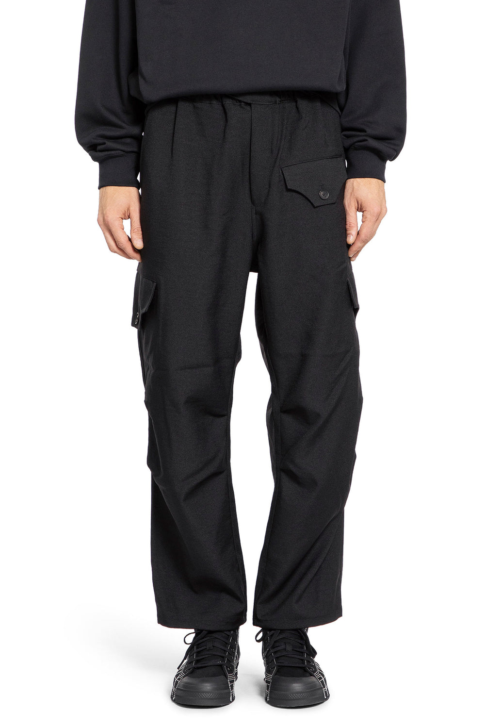 Y-3 MAN BLACK TROUSERS