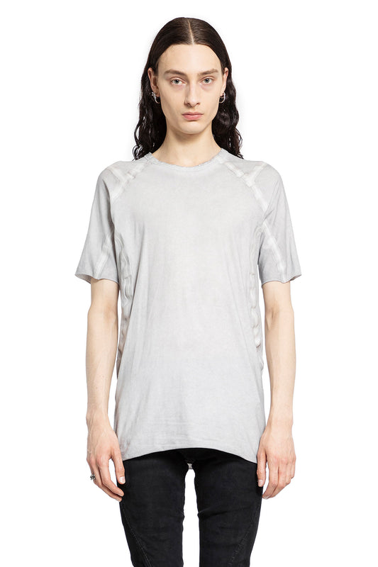 ISAAC SELLAM MAN GREY T-SHIRTS & TANK TOPS