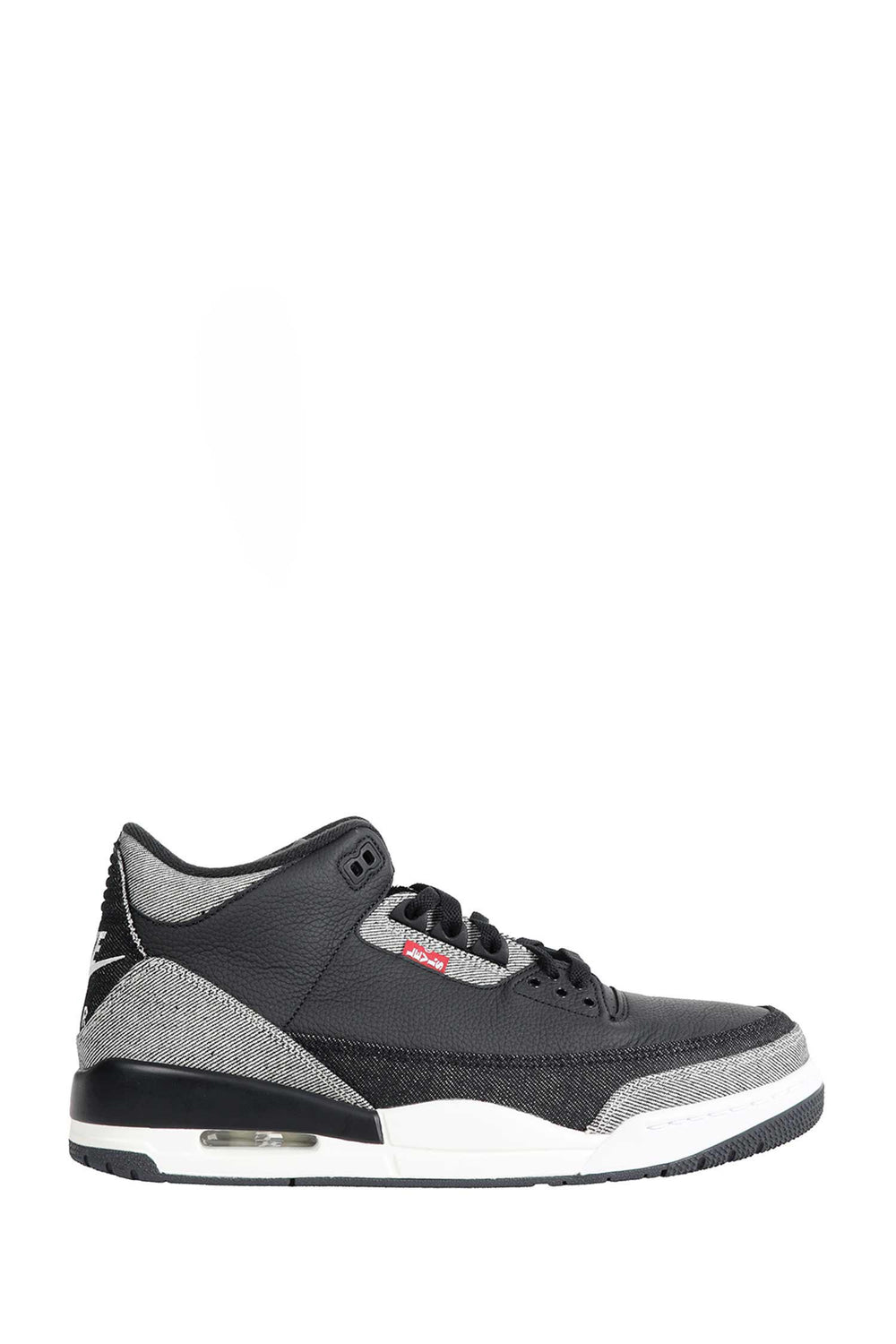 NIKE Air Jordan 3 x Levi's Black and WhiteSneakers man