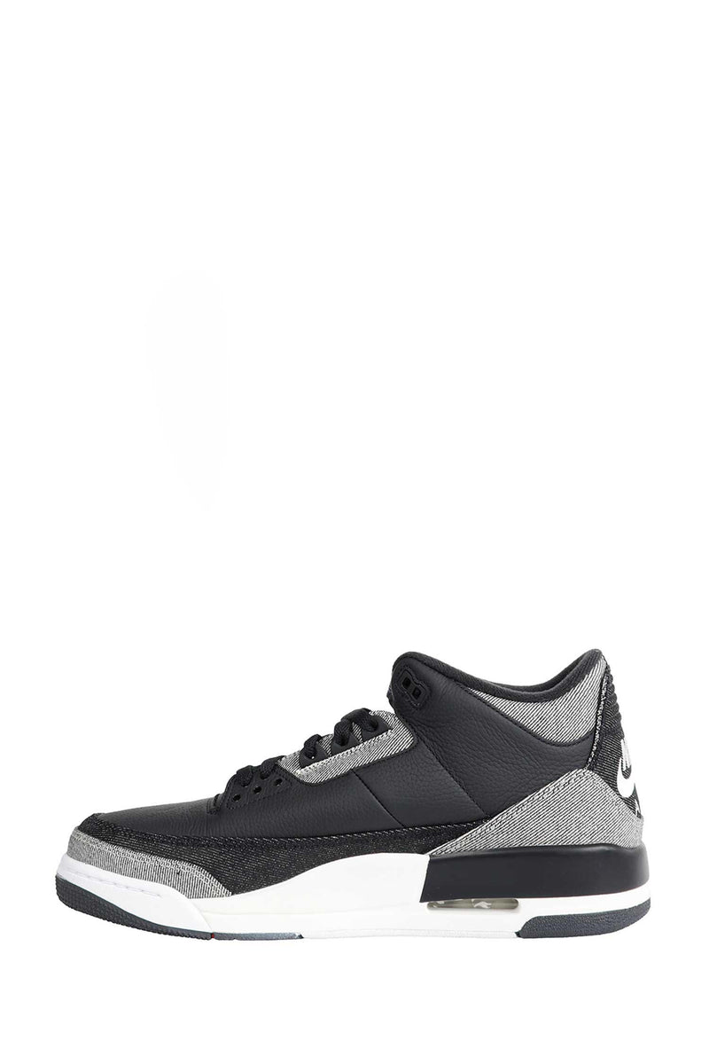 NIKE Air Jordan 3 x Levi's Black and White Sneakers man