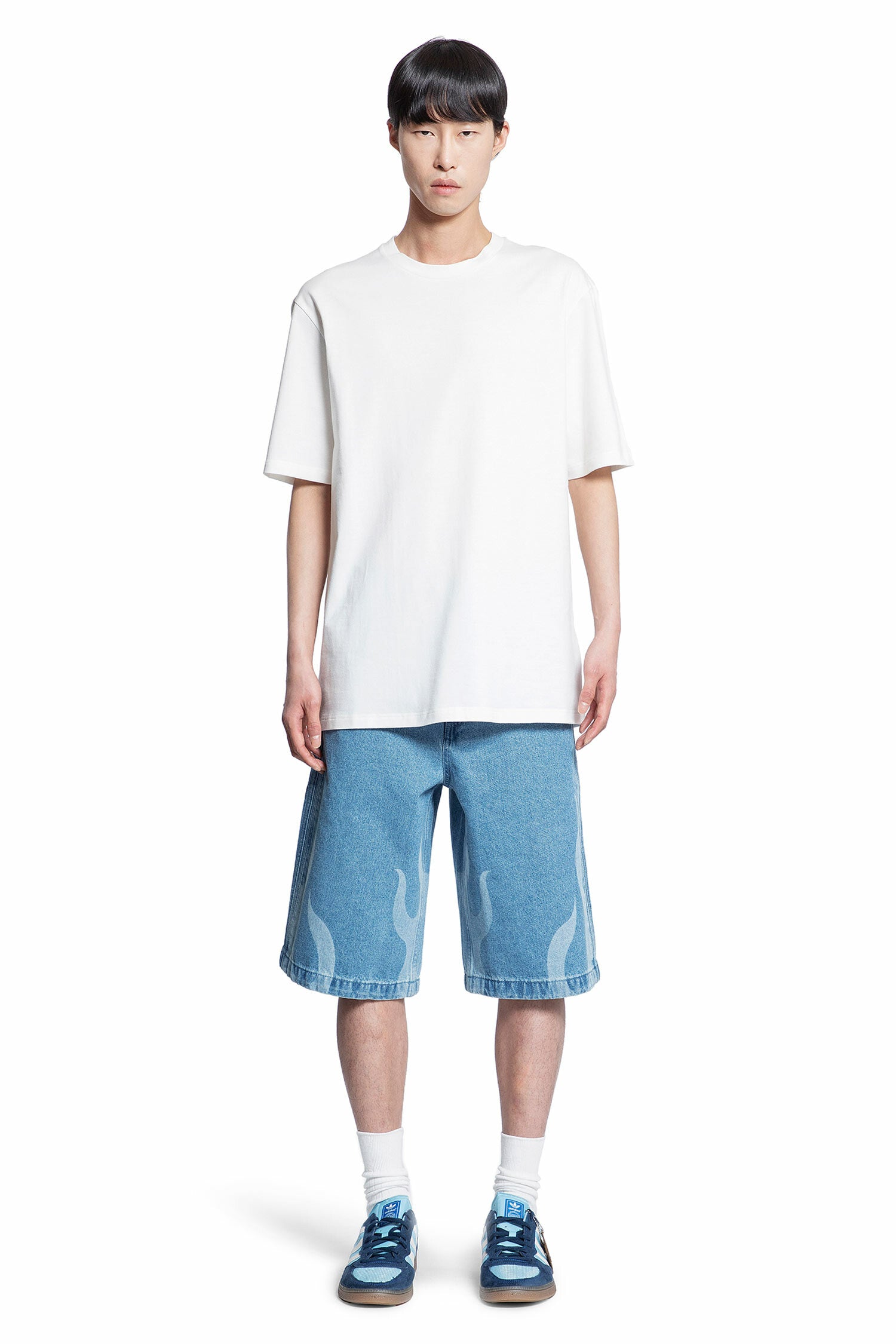 ADIDAS MAN BLUE SHORTS & SKIRTS