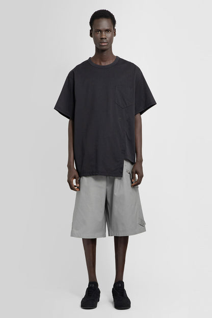 Y-3 MAN GREY SHORTS & SKIRTS