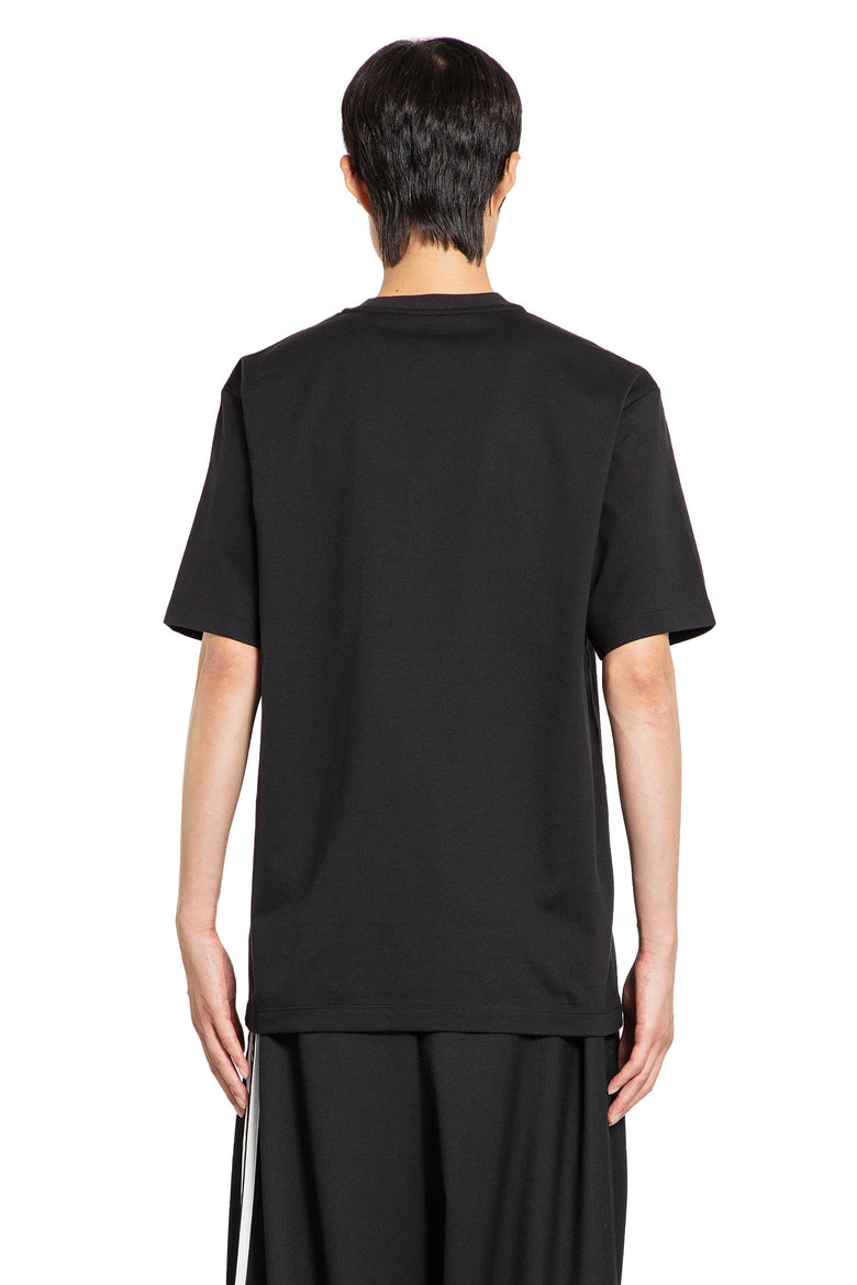 Y-3 MAN BLACK T-SHIRTS & TANK TOPS