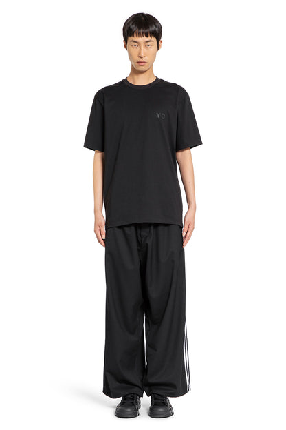 Y-3 MAN BLACK T-SHIRTS & TANK TOPS