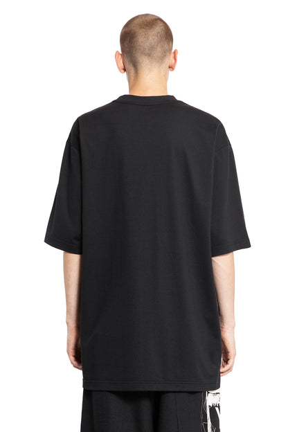 Y-3 MAN BLACK T-SHIRTS & TANK TOPS