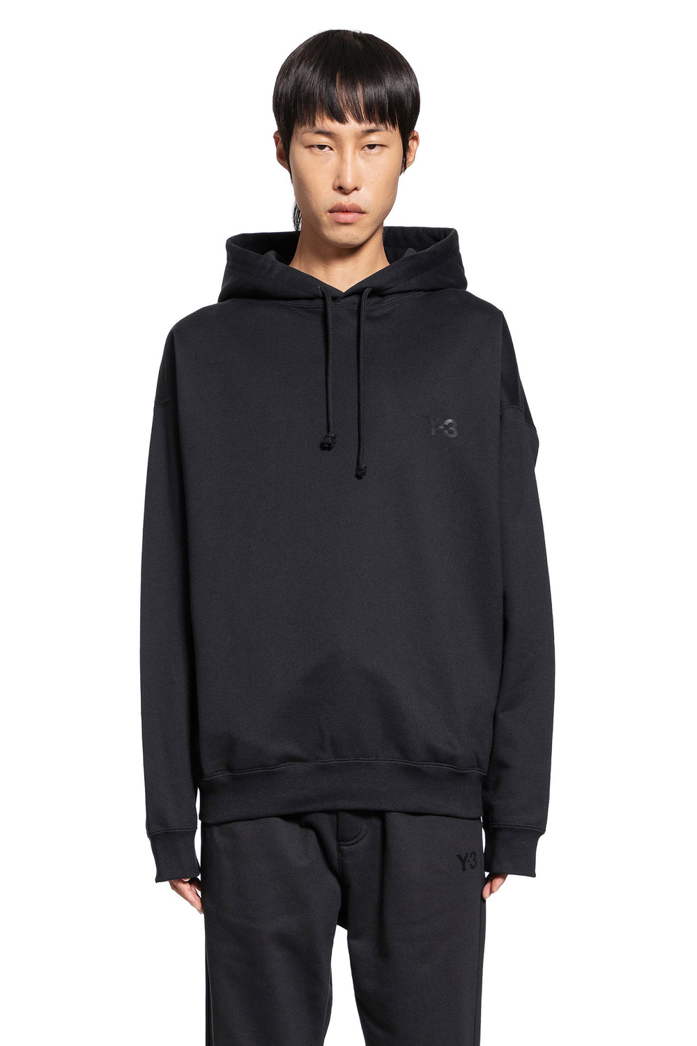 Y-3 MAN BLACK SWEATSHIRTS