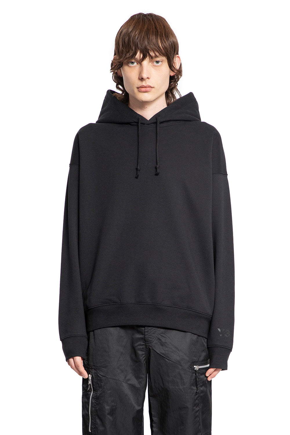 Y-3 MAN BLACK SWEATSHIRTS