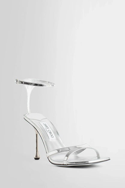 Antonioli JIMMY CHOO WOMAN SILVER SANDALS & SLIDES