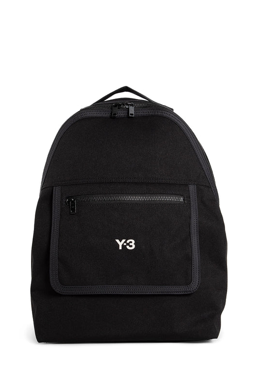 Y-3 MAN BLACK BACKPACKS & TRAVEL BAGS