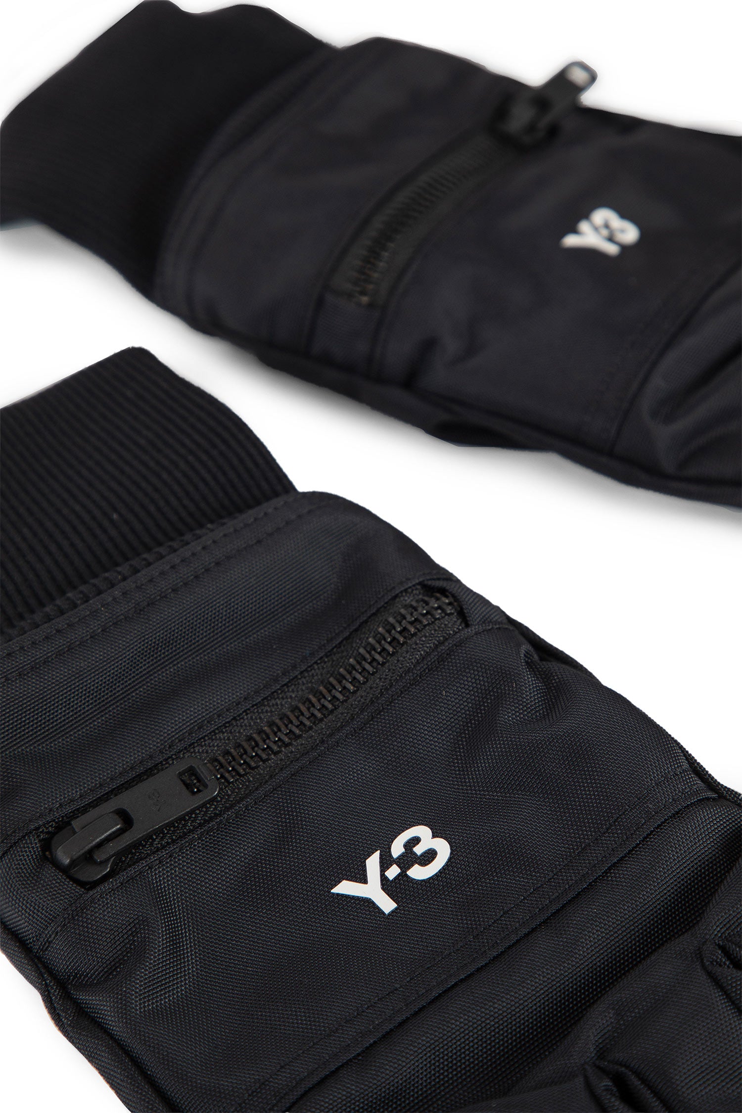 Y-3 UNISEX BLACK GLOVES