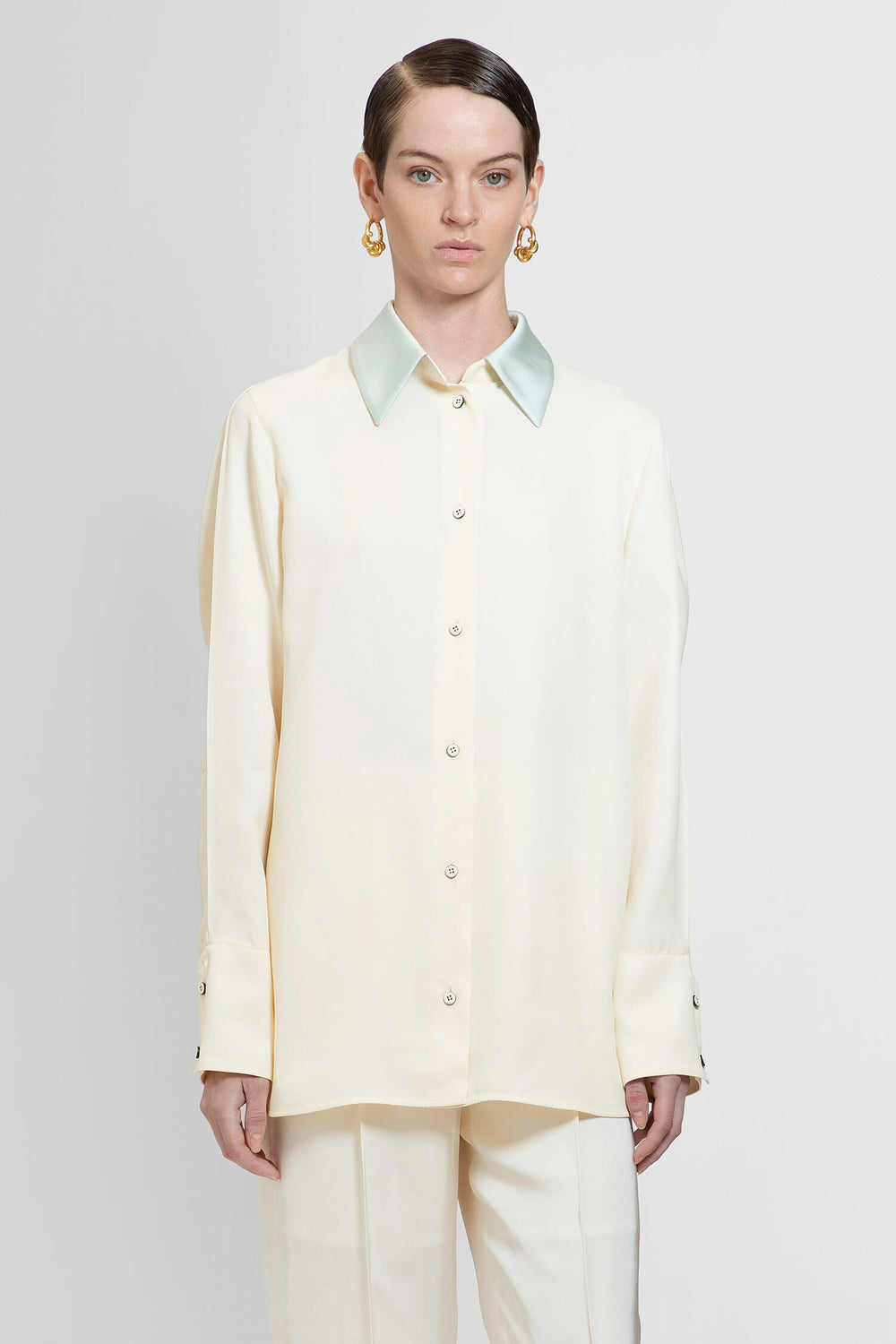 JIL SANDER WOMAN WHITE SHIRTS