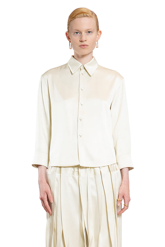 JIL SANDER WOMAN OFF-WHITE SHIRTS