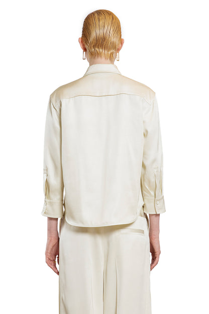 JIL SANDER WOMAN OFF-WHITE SHIRTS