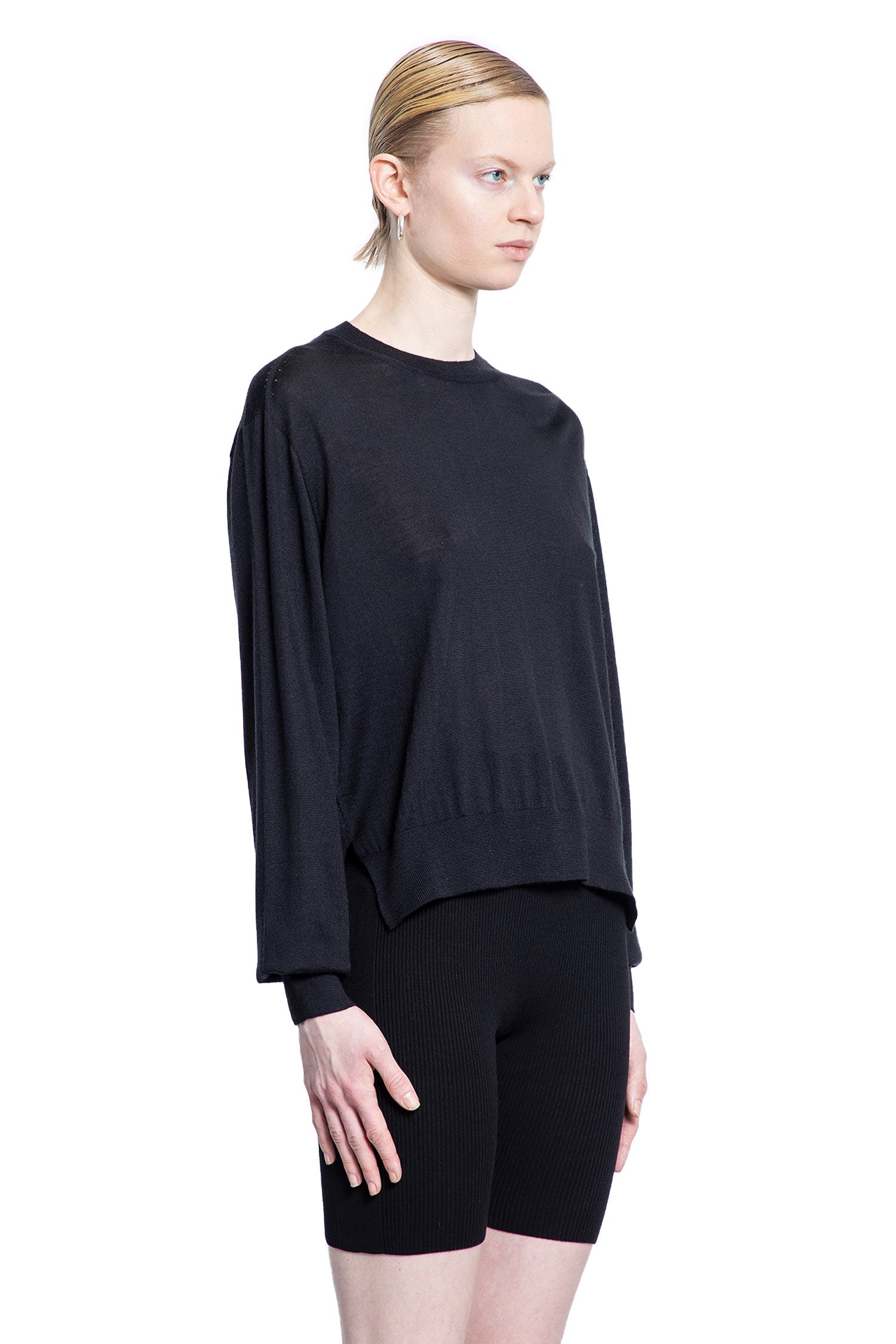 JIL SANDER WOMAN BLACK KNITWEAR