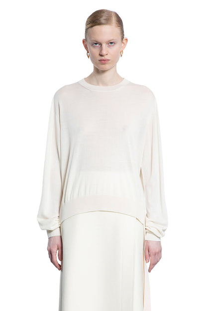 JIL SANDER WOMAN OFF-WHITE KNITWEAR