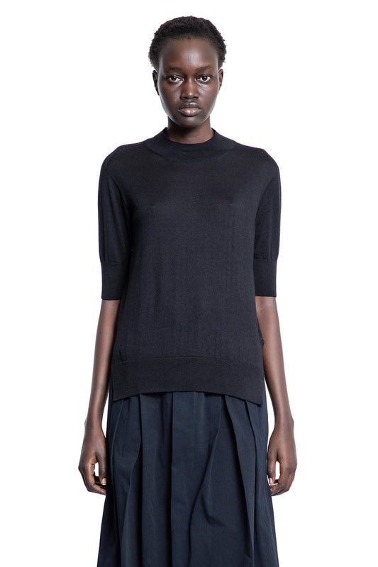 JIL SANDER WOMAN BLACK KNITWEAR