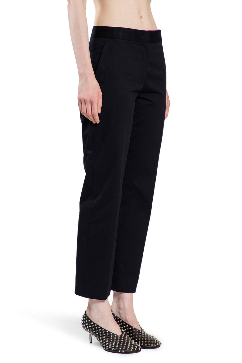 JIL SANDER WOMAN BLUE TROUSERS