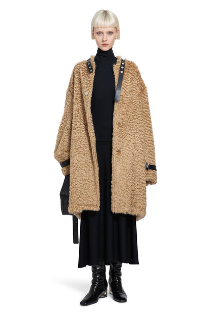 JIL SANDER WOMAN BROWN COATS