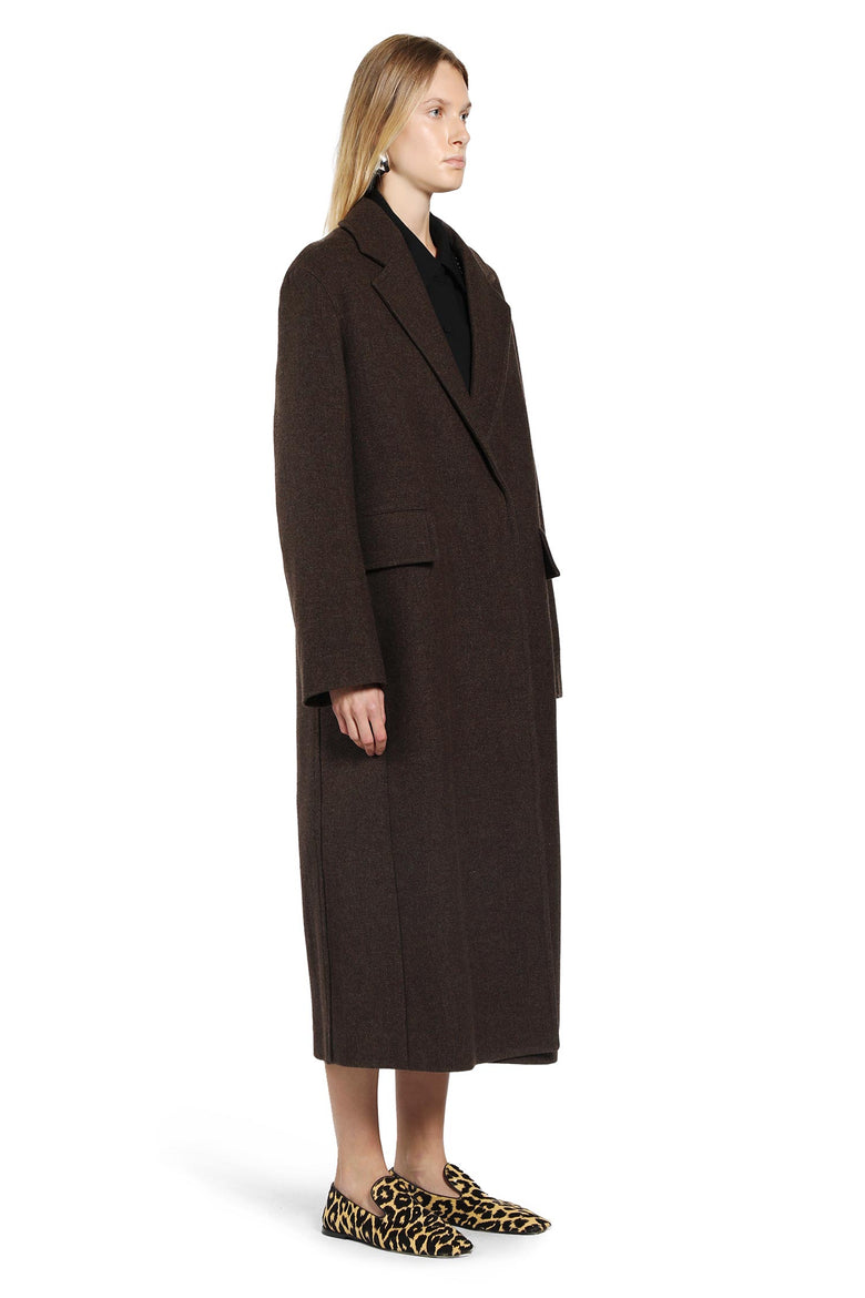 JIL SANDER WOMAN BROWN COATS