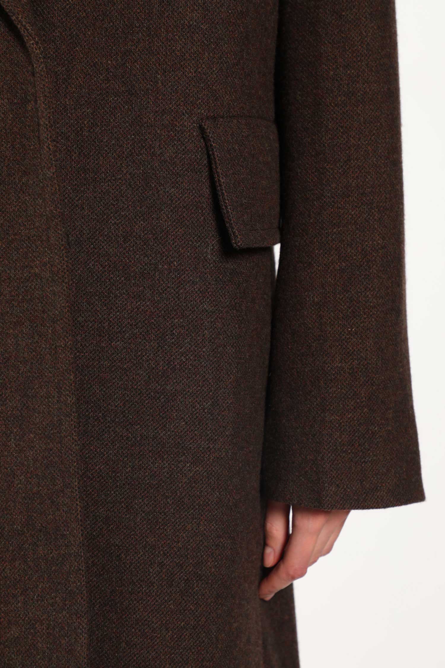 JIL SANDER WOMAN BROWN COATS