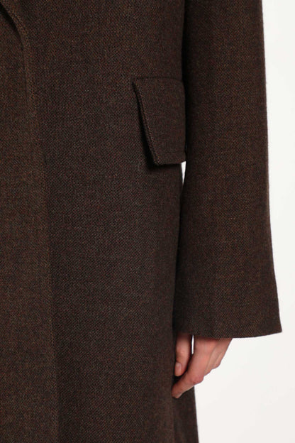 JIL SANDER WOMAN BROWN COATS