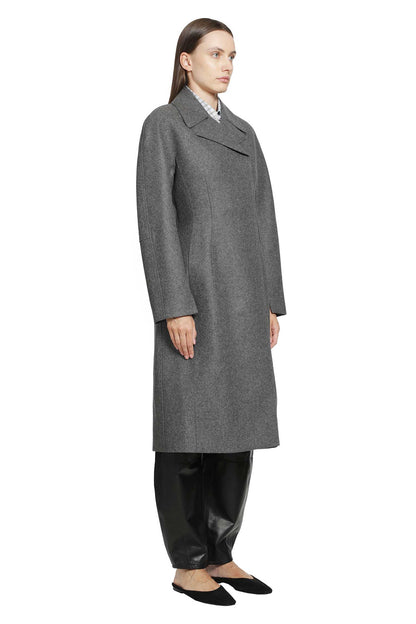 Melange Wool Coat