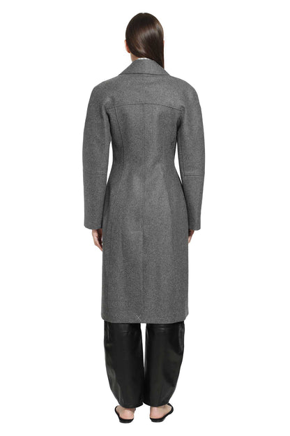 Melange Wool Coat
