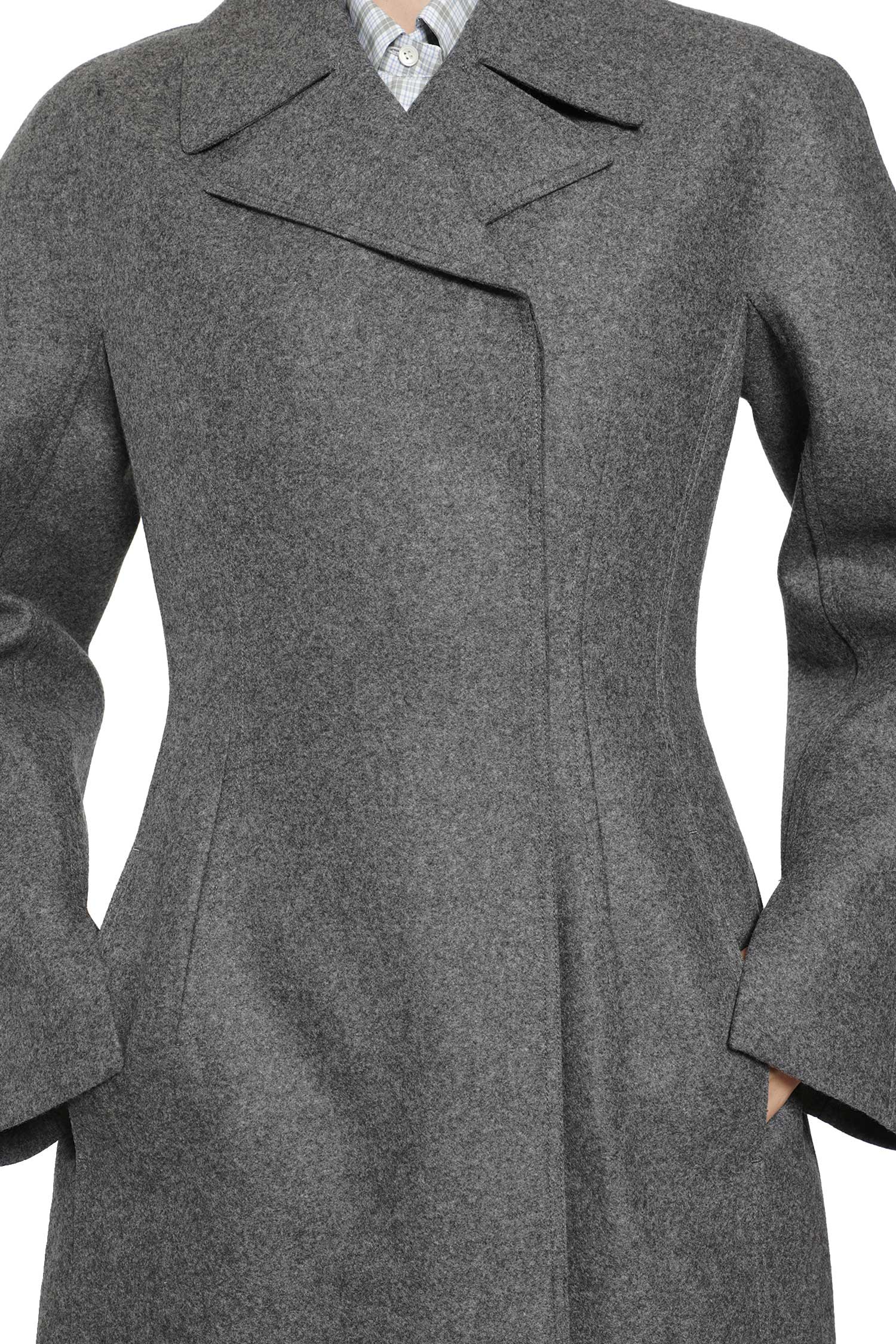 Melange Wool Coat