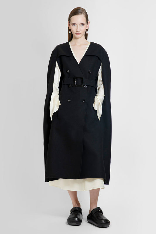 JIL SANDER WOMAN BLACK COATS