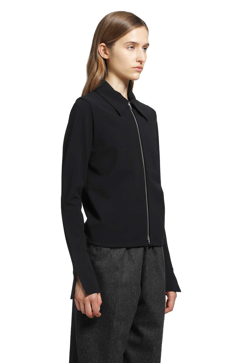 JIL SANDER Jersey Zip Closure Jacket woman