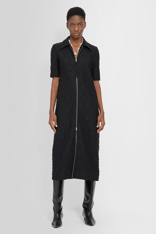 JIL SANDER WOMAN BLACK DRESSES