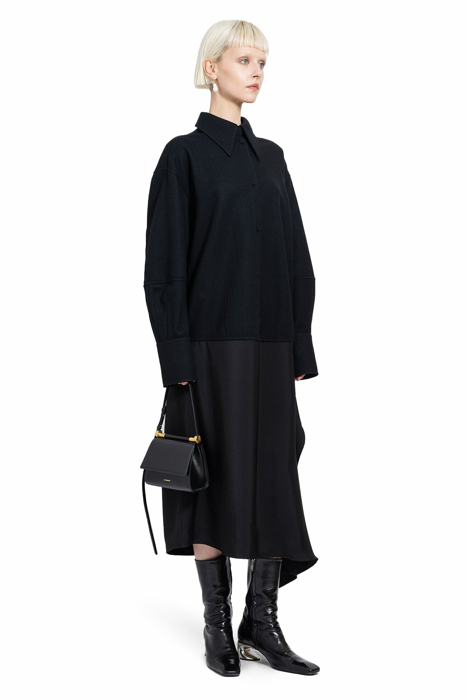 JIL SANDER WOMAN BLACK DRESSES