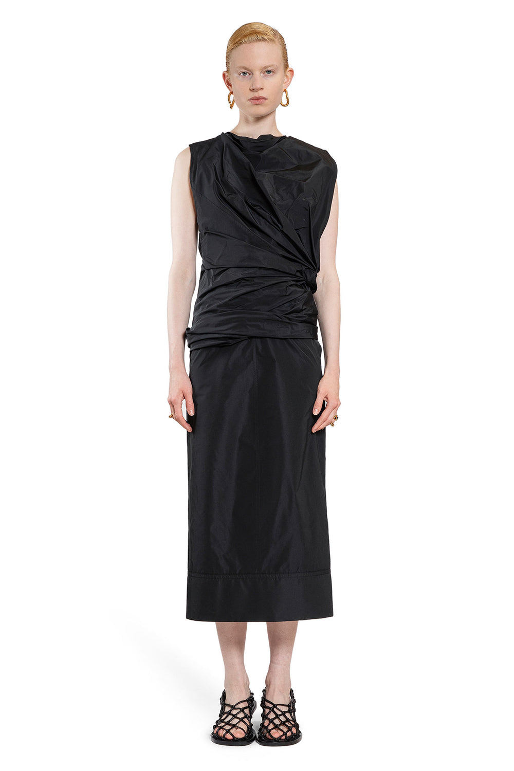 JIL SANDER WOMAN BLACK DRESSES