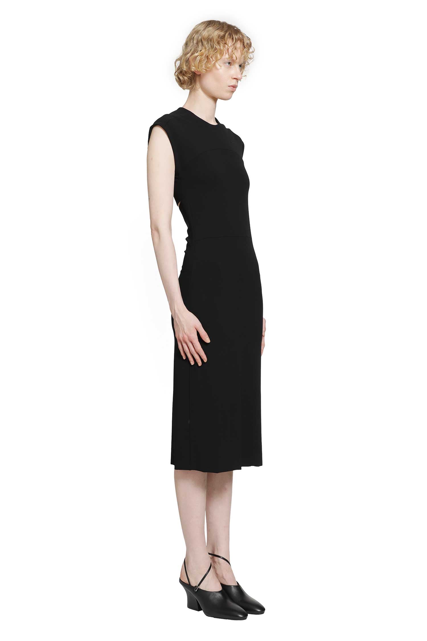 JIL SANDER Lightweight Viscose Crewneck Dress woman