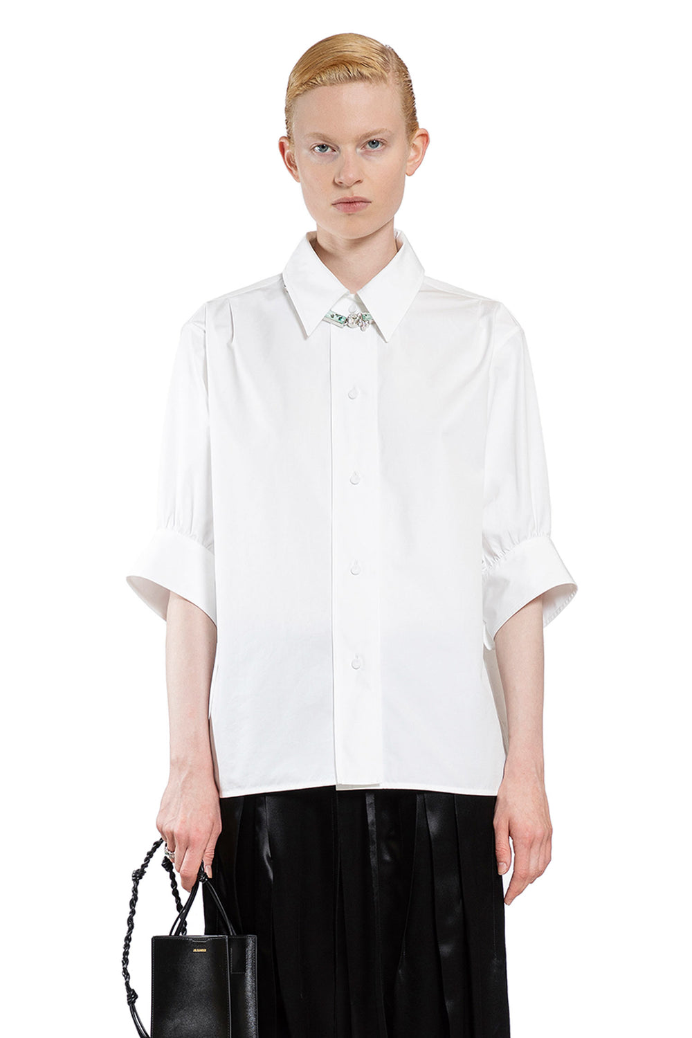 JIL SANDER WOMAN WHITE SHIRTS