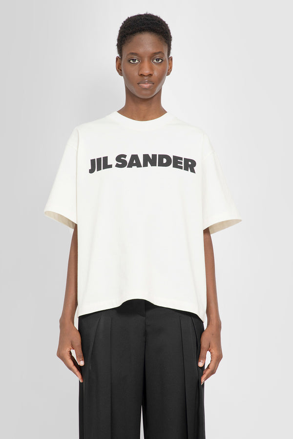 JIL SANDER WOMAN OFF-WHITE T-SHIRTS