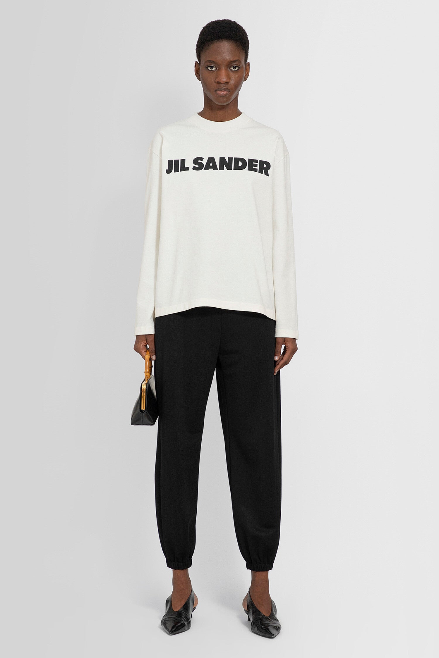 JIL SANDER WOMAN WHITE T-SHIRTS