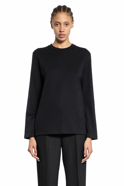 Antonioli JIL SANDER WOMAN BLACK T-SHIRTS & TANK TOPS