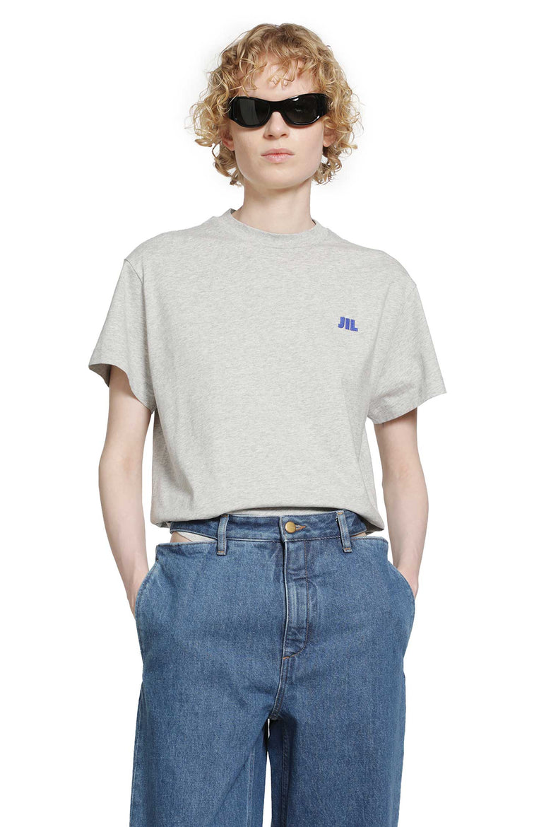 JIL SANDER Cotton Crewneck T-Shirt woman