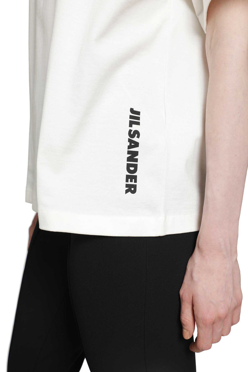 JIL SANDER Verical Logo T-Shirt woman